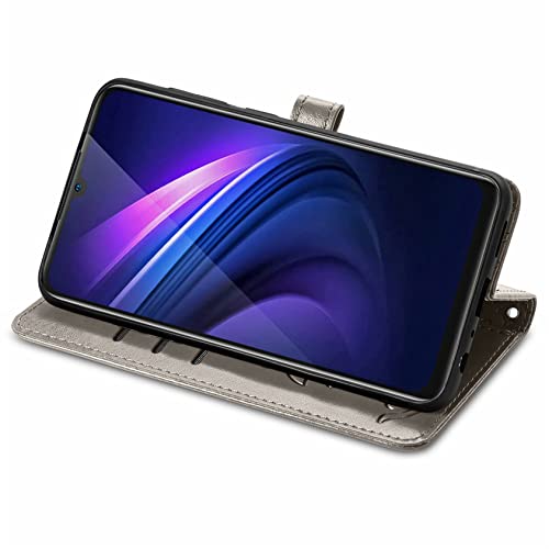 Anrtun Capa carteira para Samsung Galaxy S20 FE, capa carteira de couro flip em relevo 3D de luxo [g
