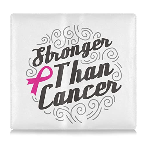 Breast Cancer Pink Ribbon Stronger Than Cancer Leather Driver License Cards Holder, Car Registration and Insurance Card Holder, Leather Card Document Organizer for Men Women3