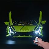 Artikel-Nummer: 3013668. LED-Beleuchtung Perfekt für LEGO 42115 Technic Lamborghini Sián FKP 37. Mit die DIY-Beleuchtungsset können Sie Ihr modell im Dunkeln zum Leuchten bringen und zum Leben erwecken! In dieser Version kann die Beleuchtung über die Fernbedienung ein- und ausgeschaltet werden.