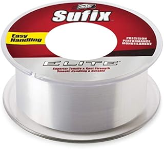 Sufix Elite 10 lb Fishing Line (Clear, Size- 330 YD Spool)
