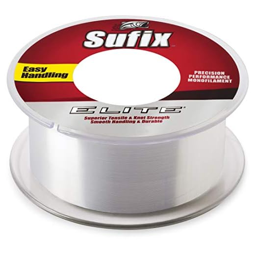 Sufix Elite 10 lb Fishing Line (Clear, Size- 330 YD Spool)