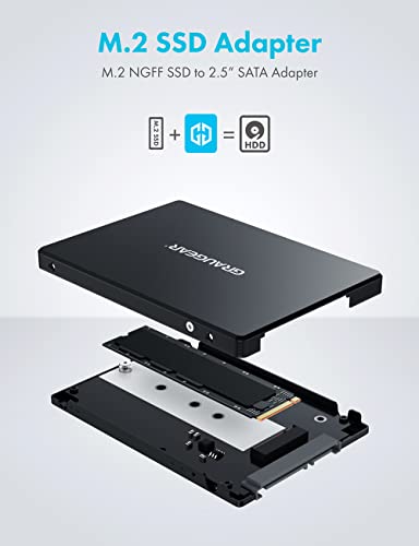 Convertidor GRAUGEAR M.2 SATA a 2.5 Pulgadas miniatura 2