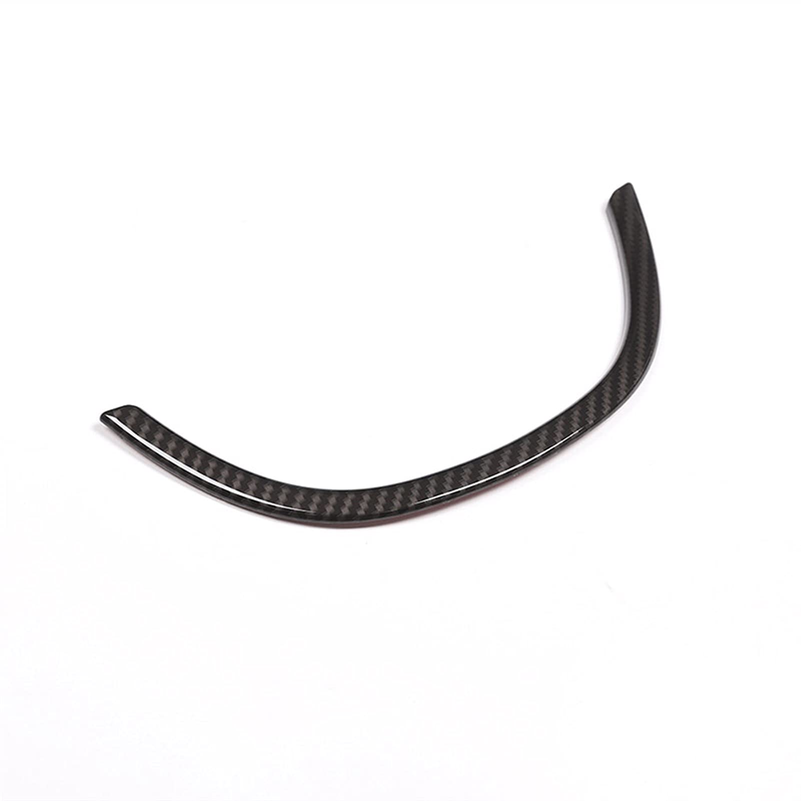 Carbon Fiber Style ABS Steering Wheel Decoration Strips Trim Car Accessories, for BMW, 5 Series F10 520 525 2011-2017 steering wheel decorative sticker