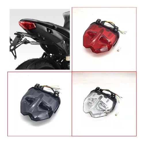 Feu arrière de moto à LED intégré anti-vibration pour MT-10 2023