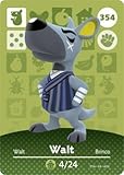 Walt - Nintendo Animal Crossing Happy Home Designer Series 4 Amiibo Card - 354