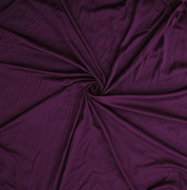Twill Spandex Unstiched Fabrics, Stretchable, Poly Cotton. (Purple, 50, Centimeters)-image-33