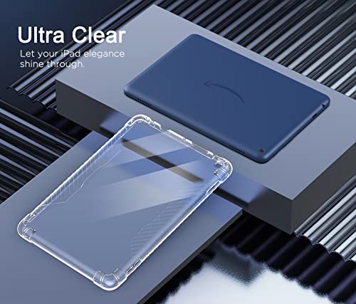 Moko Case For All-New Fire Hd 8 & 8 Plus Tablet (12Th Generation-2022 Release) 8", Ultra Clear Soft Flexible Transparent Tpu Skin Bumper Back Cover Shell, Clear #TOP3