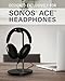 Sanus Sonos Ace Headphones Stand - Premium Stand w/Silicone Cradle Prevents Creasing & Built-in Cable Management w/Magnetic Clip for Fast Charging - Tool-Free Setup - Black Sonos Headphones Holder