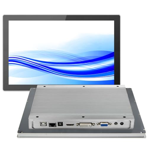 GreenTouch 10.1 Inch Industrial Embedded Interactive Touchscreen Monitor, Capacitive Multi-Touch Screen Display with Front IP65 Water-Proof - 1280 x 800 Resolution