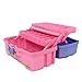 Plano 2-Tray Tackle Box with Dual Top Access, Periwinkle/Pink, One Size (620292)