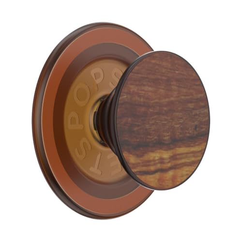 PopSockets Handygriff für MagSafe, Magnetischer Halter- Olivenholz – Ansicht 4