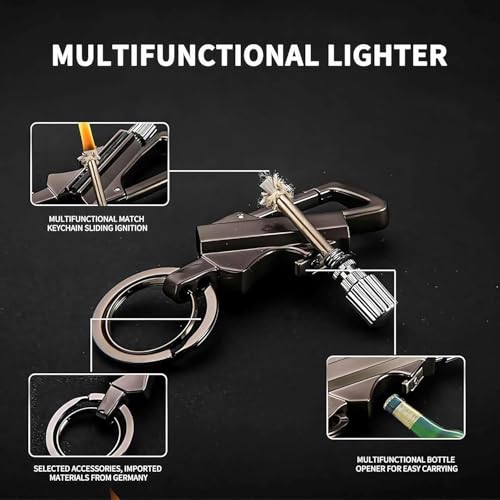 Encendedor recargable ajustable a prueba de viento miniatura 5