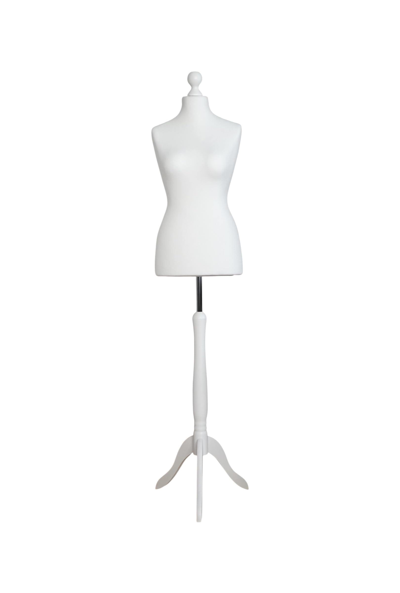 LUSORIA Manichino da sarto, busto sartoriale femminile bianco/bianco (M 38/40)