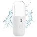 Cockjun Nano Spray,Mini Nano Nebelsprüher Wasser Replenisher Hydration Instrument,Tragbarer Wiederaufladbarer Nano Gesichtsdampfer Schönheit Feuchtigkeitsspendender Luftbefeuchter (White)