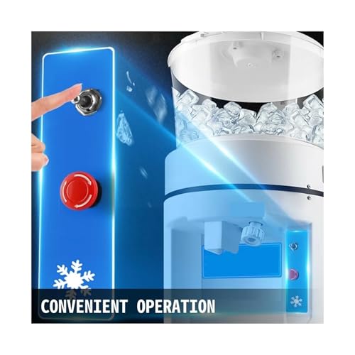 Máquina fabricadora de hielo, ralladora de hielo y máquina para hacer escamas de hielo, ideal para restaurantes, hogar y uso comercial, para hogar/cocina/acampada/RV miniatura 6