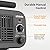 Shinic Garage Heaters for Indoor Use, Metal, Portable Space Heater with Thermostat, Greenhouse heater, Adjustable Head, Tubular Stand, Padded Handle, and Wide Base for Stability, Utility Shop and Shed