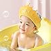 Dewlin Chapeau Douche Bébé Multifonction, Silicone Casquette de Bain Enfant, Protégez les Yeux et Oreilles des Enfants, Chapeau Douche Bébé, pour Le Bain de Bébé et Le Lavage des Cheveux