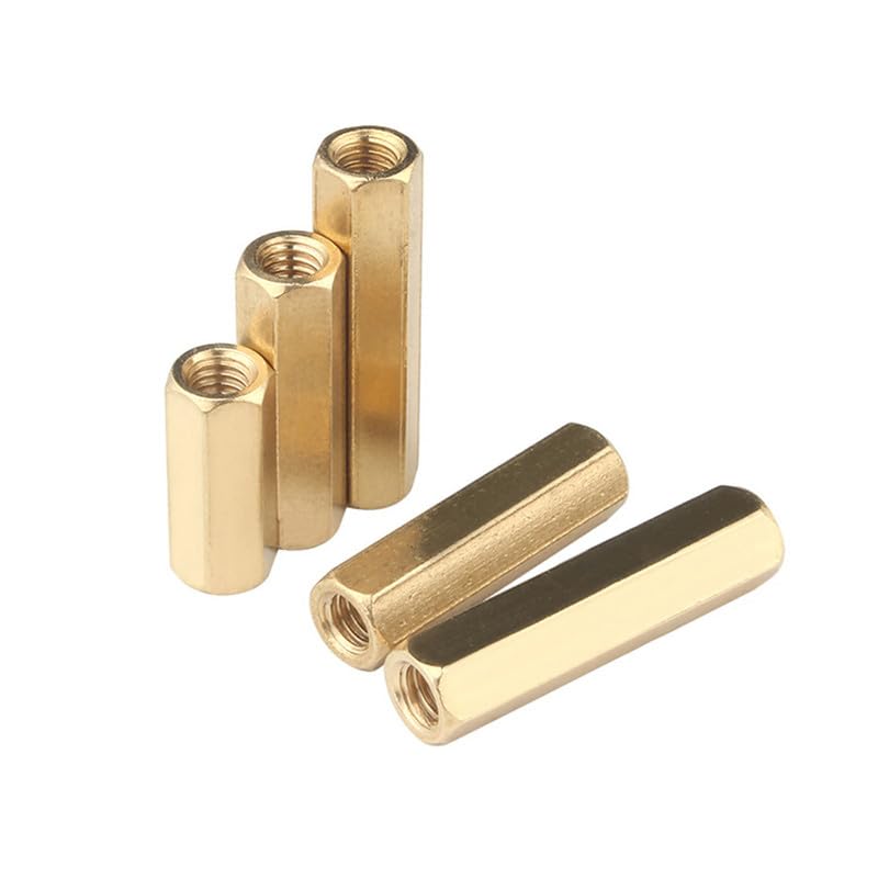 M3 Entretoise Laiton,PCB Entretoise,Fileté Mâle-Femelle Hexagonale Boulons en Cuivre Assortiment