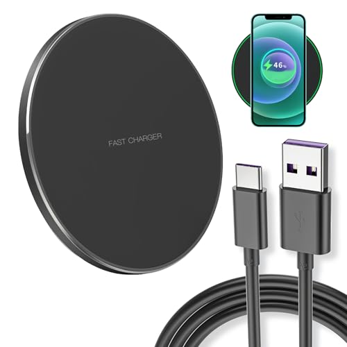 Chargeur sans Fil à Induction 35W Qi Ultra Rapide Compatible avec i-Phone 16/15/14/13/12...