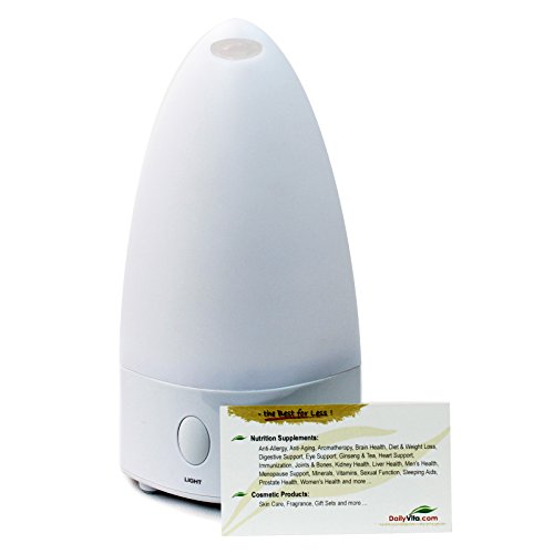 Difusor ultrasonico aromático eléctrico LED 5 fl oz miniatura 4