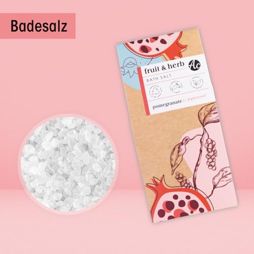 Accentra - Set de ducha para mujer Fruit & Herb en bonita cesta de regalo, 4 piezas, set de baño regalo con gel de ducha, loción corporal, exfoliante y sales de baño – Idea de regalo afrutada - imagen 6