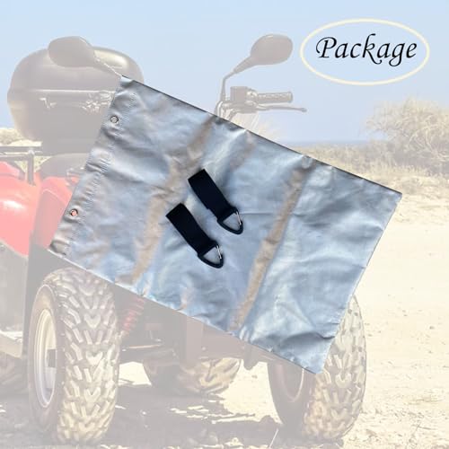 Image of UTV Trash Bag Heavy Duty Trash Sack Universal fits UTV ATV Golf Cart Off-Road Marine, Silver