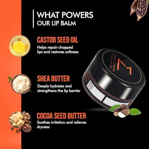 Image of 100% Natural Lip Balm for Men 10 gms | Repairs Dry & Chapped Lips | Gives Even Toned Lips | No Artificial Fragrance | Deep Hydration | Ideal for All Kinds of Weather | For Daily Use