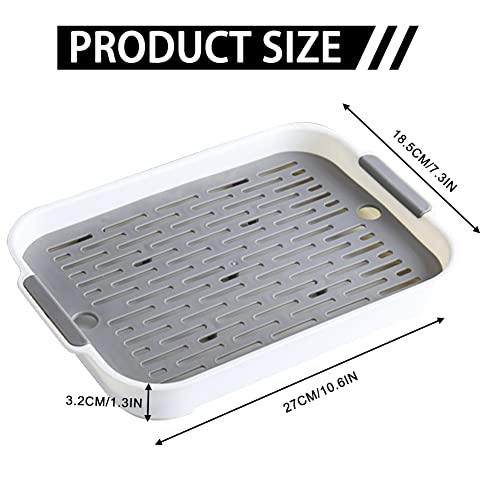 Scolapiatti con vassoio gocciolante Scolapiatti