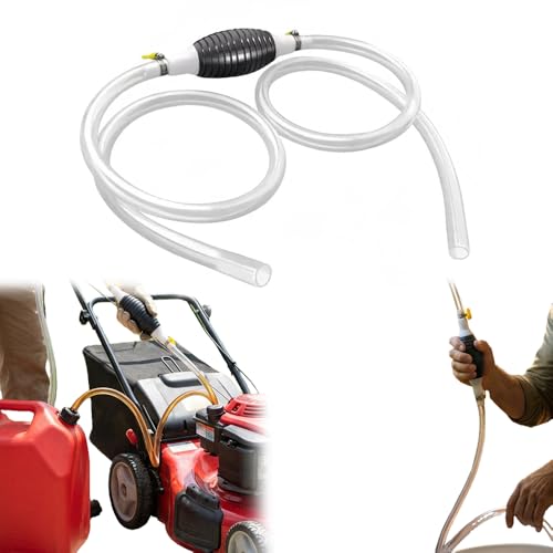 Image of Multifunctional Liquid Siphon, Diameter Manual Fluid Extractor for Gasoline, Motor Oil, Fuel, Diesel, Water, Fish Tank, Aquarium, Upgrade with 3.2 /4.9 /6.5 /9.8ft Hose (4.9FT)