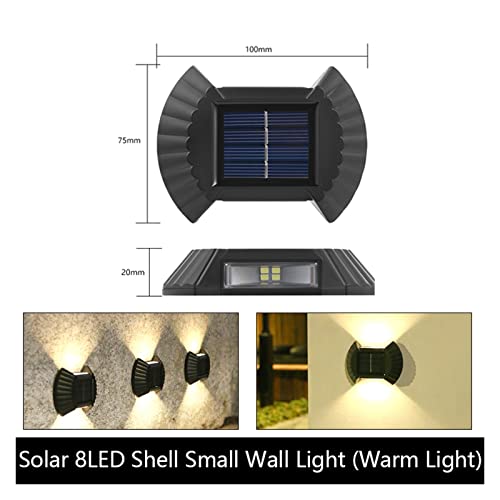 Éclairage lumineux décoration de jardin solaire au design haut et bas épuré