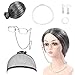 7 Pièces Kit de Deguisement Grand Mere, Perruque Grand Mere Avec Lunette, Cosplay Perruques Vieille Dame, Kit de Deguisement Grand Mere Perruque, Adapté pour le Carnaval, Les Jeux de Rôle