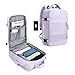 Zaino da viaggio grande da donna, da viaggio, zaino da escursionismo, sportivo da esterno impermeabile, zaino da scuola casual,laptop da 14 pollici con porta di ricarica USB, scomparto per scarpe