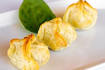 Order Bulk Mushroom Vol Au Vent for Event - Vegetarian Gourmet Frozen Appetizers Set of 8 Trays
