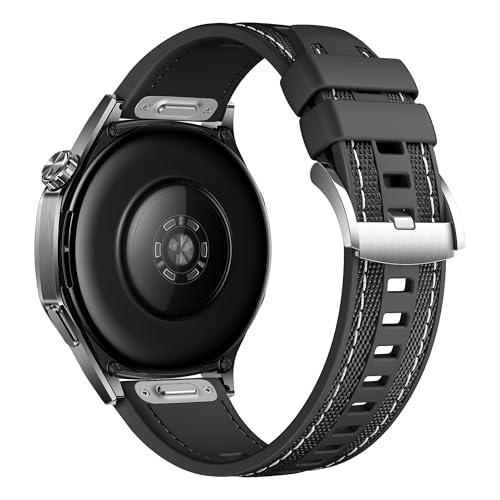 22mm Strap Compatible with Huawei Watch GT6 Pro/GT6/GT5 Pro/GT5/GT4/GT3/GT2 46mm Series, One-click Silicone Straps 22mm for Garmin Venu 3/4 45mm/Amazfit Bip 6/5/GTR 4 Quick Release Band