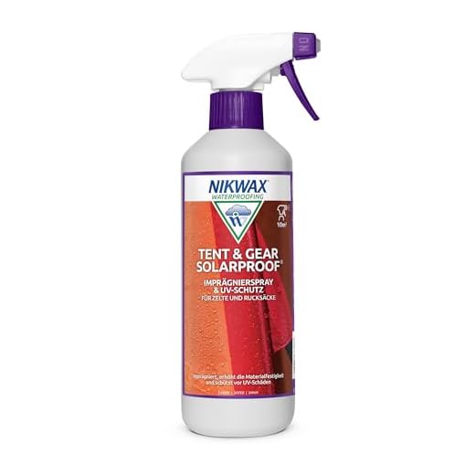 Nikwax Imprägnierung Tent und Gear SolarProof, transparent, 500 ml, 30024