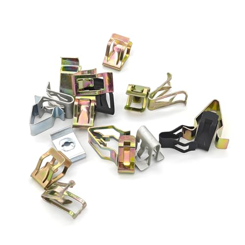 JNNJ 240 Piezas Retenedor De Metal Para Tablero Instrumentos, Remache Metal Salpicadero Clips, Automóvil Retenedor De Metal, Retenedor Consola Delantera Coche, Clips Para Salpicadero Panel Interior - imagen 2