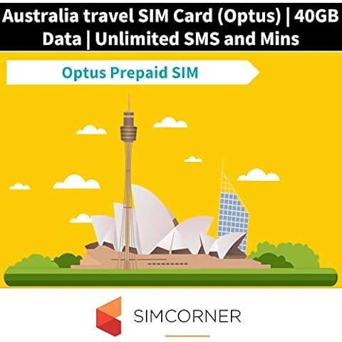 Australia Travel Sim Card | Optus Australia Sim Card (40GB Internet Data) Cover
