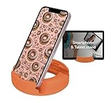 GoDonut Original – Smartphone and Tablet Stand – Compatible with Devies UP to 0.5' Thick Including Protective Cases - for use at Work, at Home, Travel and on-the-go – Orange