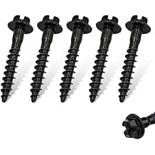 leechio Air Box Screw, Air Filter Housing Retaining Bolts, Steel Rust and Moisture Resistant Fastener Repair Accessories, Compatible with Chrysler Chevrolet Dodge Jeep Pontiac Black
