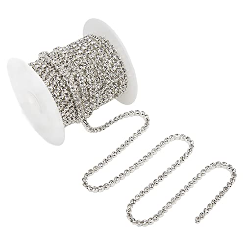Cadena de strass de 10 yardas para personalizar ropa y manualidades elegantes