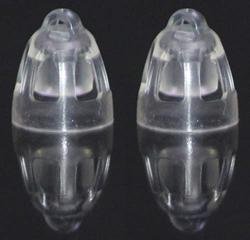 FCS Domes For Oticon Minifit RIC Hearing Instrument (Pack Of 2 Dome, Open, 6 Mm), Transparent