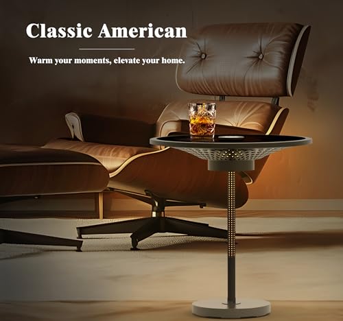 Multifunctional Floor Lamp - Coffee Table Lamp with Ambient Lighting, Wireless Charging, Touch Control, Stepless Dimming for Living Room, Bedroom,Office, Lounge, Smart Side Lamp, Modern LED Table Lamp - Image 3