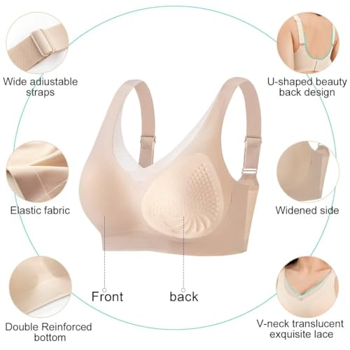 Seamless Post-Surgery Bra Mastectomy Bra Bralette Daily Bra for Breast Prosthesis Breast Forms Artificial Fake Boobs3