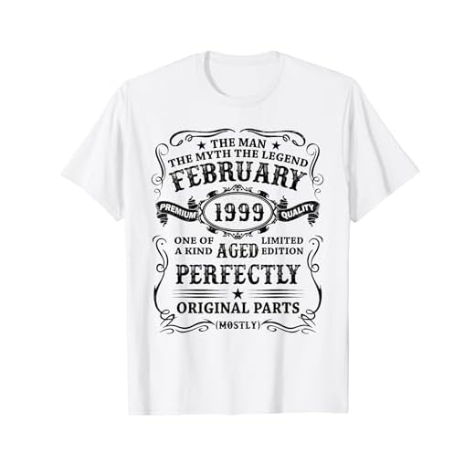 Febrero 1999 Regalos 25 Años Cumpleaños Hombre Hecho En 1999 Camiseta