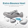 FitVille Mens Extra Wide Fit Trainers Arch Support Air Cushion Running Sneakers Comfortable Jogging Shoes for Heel Pain Relief Plantar Fasciitis - HeelAero V1 Slate Grey #3