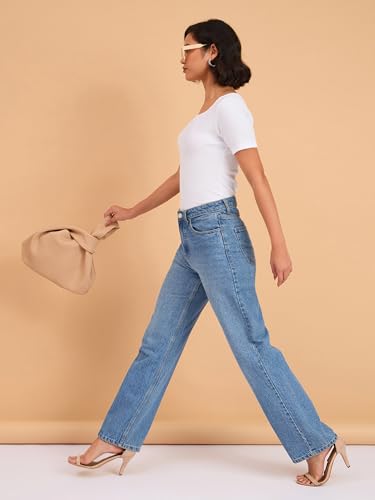 Image of barcino Beige Ribbed V-Neck Short Sleeves Top