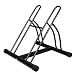 F2C 2-Bike Rack Bicycle Floor Stand Two Bike Parking Garage Storage Rack for Indoor and Outdoor