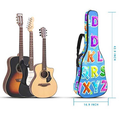 Housse imperméable pour guitare acoustique avec double bandoulière et boussole dorée, Multicolor 04, 42.9×16.9×4.7 in… - Les Beatles, Paul McCartney, John Lennon, RIngo Starr, George Harrison Housse imperméable pour guitare acoustique avec double bandoulière et boussole dorée, Multicolor 04, 42.9x16.9x4.7 in… – Image 6