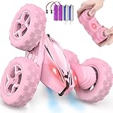 ORRENTE Remote Control Car, RC Cars Toys, 2.4GHz 4WD Fast RC Car Kids Toys Double Sided 360° Rotating Monster Truck Toys for Girls RC Truck Toy Cars for Boys