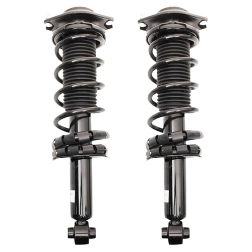 Image of TRQ Rear Shock & Spring Assembly Set Compatible with 2012-2016 Subaru Impreza
